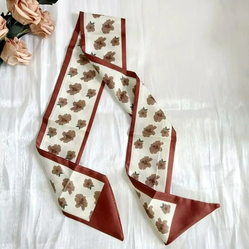 Vintage Bohemian Print Scarf Headbands - (SKU #0329) - Picture 6 of 6